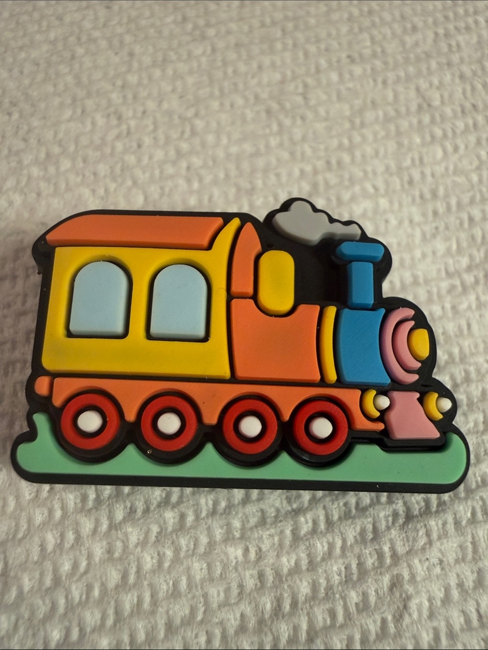 Children's Colorful Train Shoe charm  - Multicolor